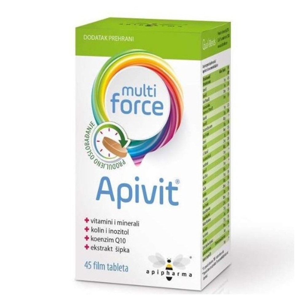Apivit Multi Force: Cjelodnevna Podrška Zdravlju - Proteka