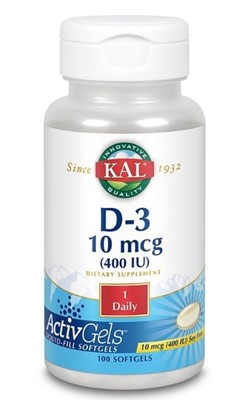 D-3 400 IU 100 perli