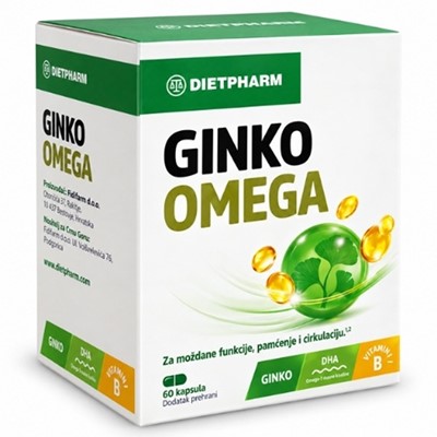 Dietpharm Ginko Omega 60 kapsula
