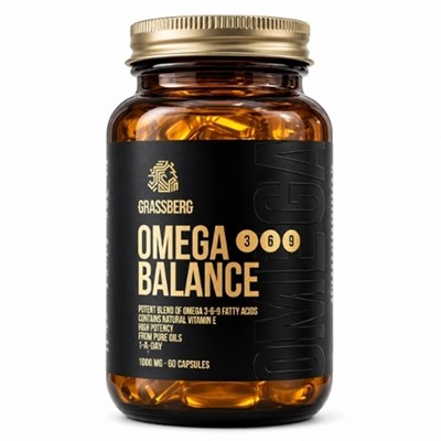Grassberg Omega 3-6-9 Balance 60 kapsula