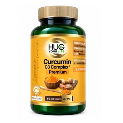HUG Your Life Kurkumin C3 Kompleks Premium – 60 kapsula