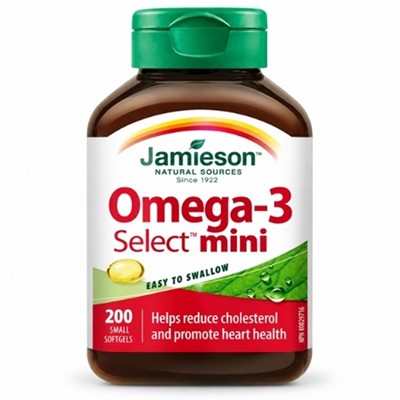 Jamieson Omega-3 Select Mini 200 malih kapsula