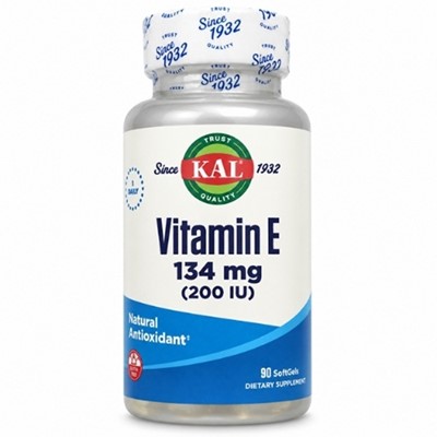 KAL Vitamin E 134 mg (200 IU) 90 perli