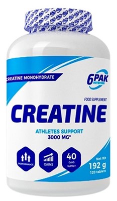 Creatine 6PAK Tablete 120 tableta