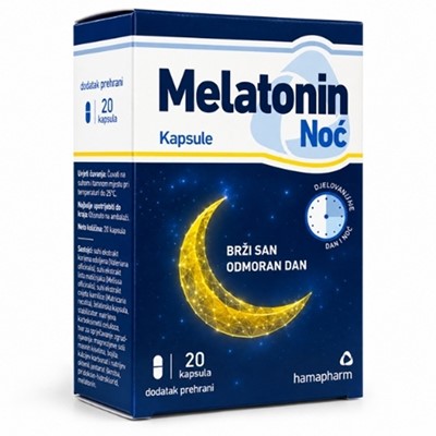 Hamapharm Melatonin Noć – 20 kapsula