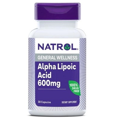 Natrol Alpha Lipoic Acid 600 mg 30 kapsula