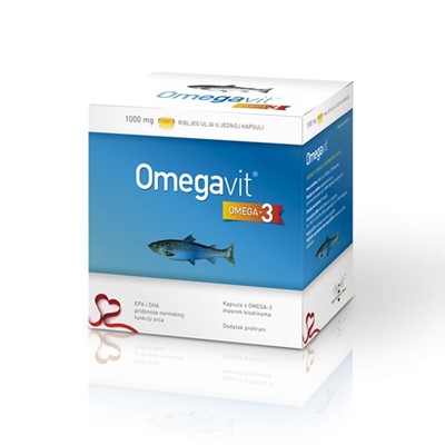 OMEGAVIT OMEGA-3 kapsule 120x1000mg