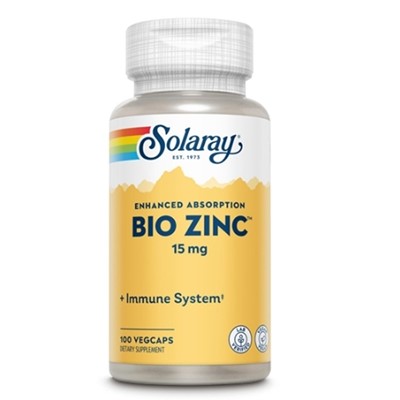 Solaray Bio Cink 15 mg 100 kapsula