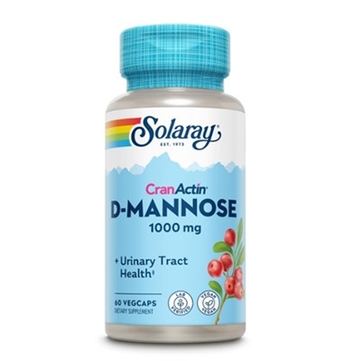 Solaray CranActin D-Manoza 1000 mg 60 kapsula