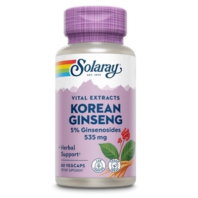 Solaray Korejski Ginseng 60 kapsula