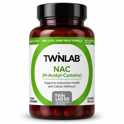 Twinlab NAC (N Acetyl-Cysteine) 60 kapsula