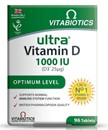 Vitabiotics Ultra Vitamin D3 1000 IU 96 mini tableta