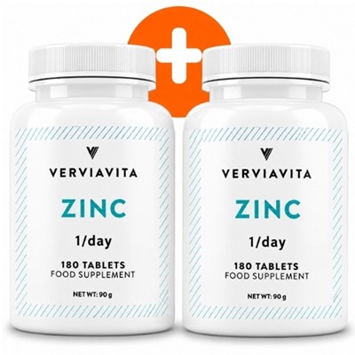 Verviavita Zinc 180 tableta 1+1GRATIS
