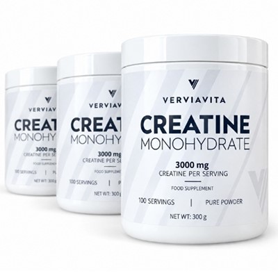Verviavita Creatine Monohydrate 900g (2+1 GRATIS)