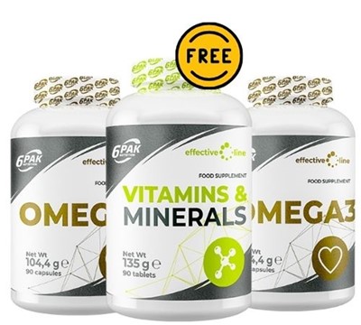 Omega 3 90 cpas 2 + 1 Vitamini i Minerali 90 tbl.