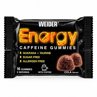 Weider Eenrgetski Kofein Gumeni Bomboni 16 bombona
