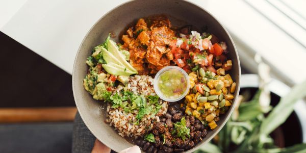 Salata s lećom i pečenim batatom