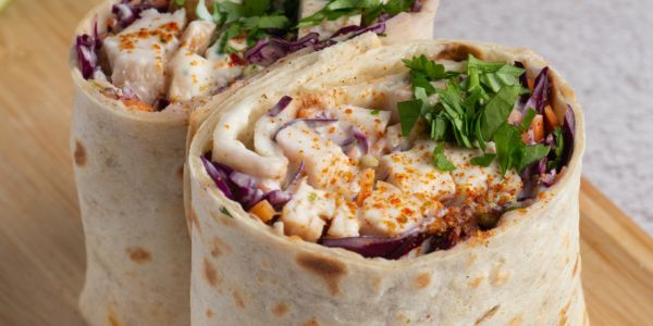 Veganski wrap s humusom i grahom